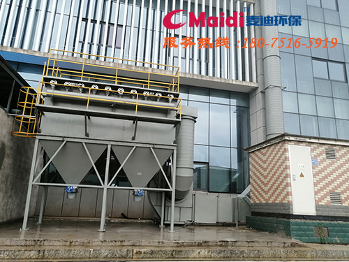 益陽噴砂房、表面處理車間除塵凈化系統投運